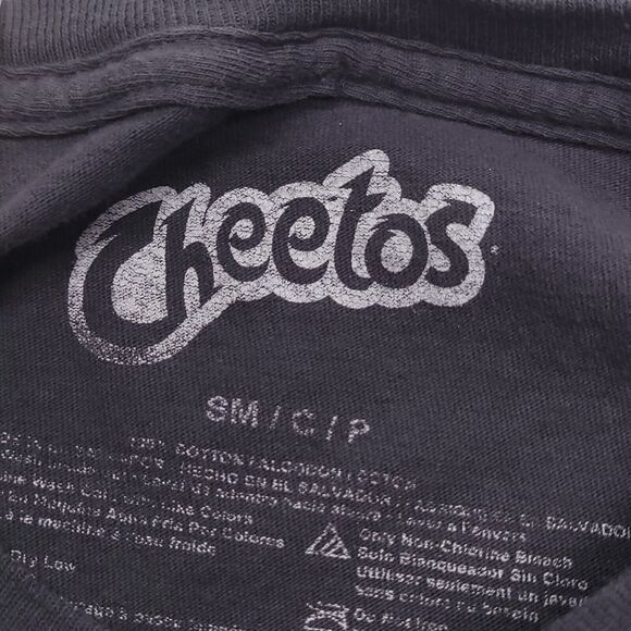 Cheetos Casual Crew Nexk Short Sleeve Graphic T Shirt Mens Size Small S Gray - Picture 3 of 8